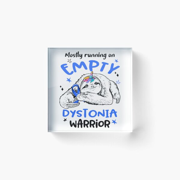 Item preview, Mostly running on Empty Dystonia Warrior designed and sold by ElizabethS809.