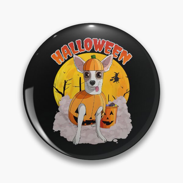 Item preview, Happy Halloween Chihuahua Pumpkin Witch Tee designed and sold by KuylerKnight.