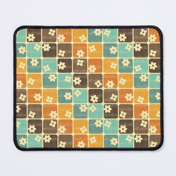 Item preview, Vintage Retro 70s Flowers Diagonal designed and sold by WickedRefined - Nicole Demereckis.