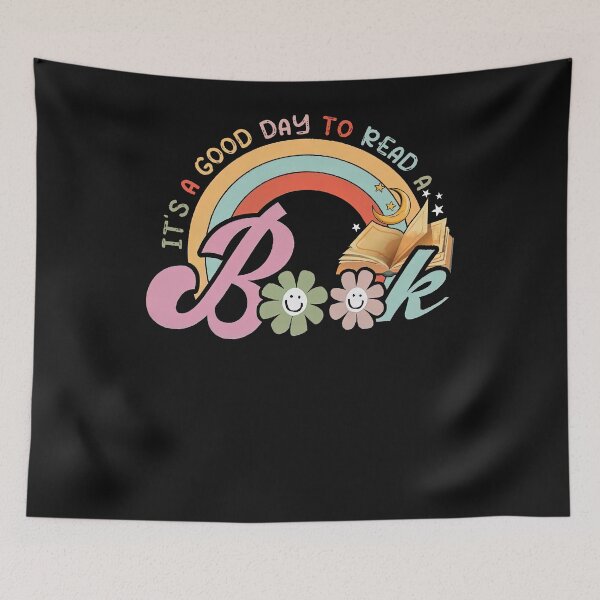 Item preview, It's Good Day To Read Book Flower Smiling Face designed and sold by KuylerKnight.