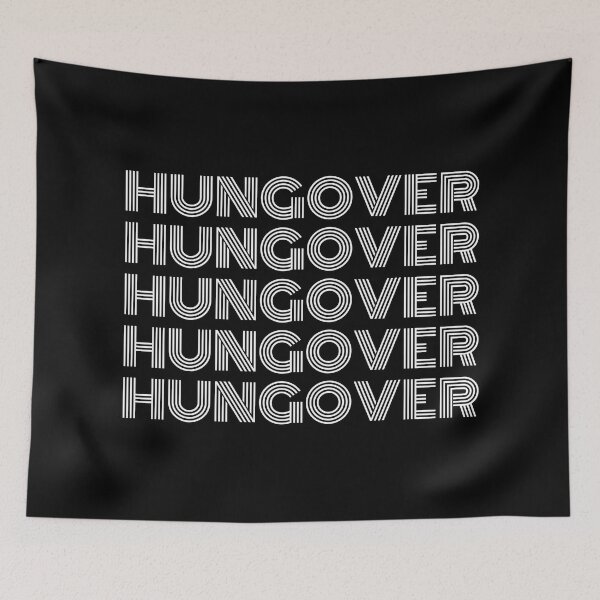 Item preview, Hungover. A Great Design for Those Who Overindulged And Had A Few Too Many. Funny Drinking Saying designed and sold by That Cheeky Tee.