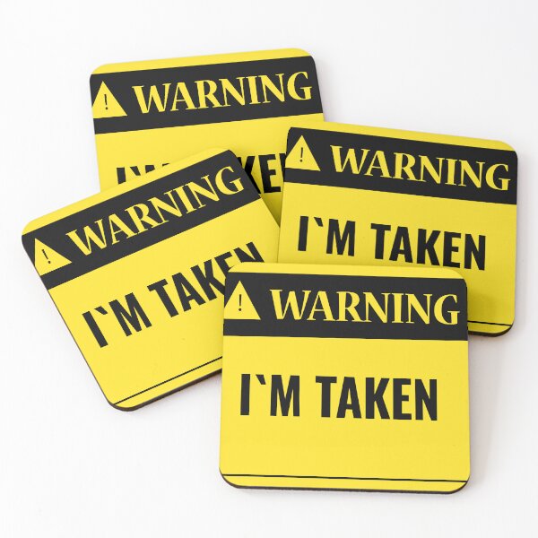 Item preview, WARNING   I AM TAKEN  designed and sold by Saberfahid.