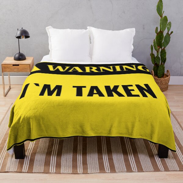 Item preview, WARNING   I AM TAKEN  designed and sold by Saberfahid.