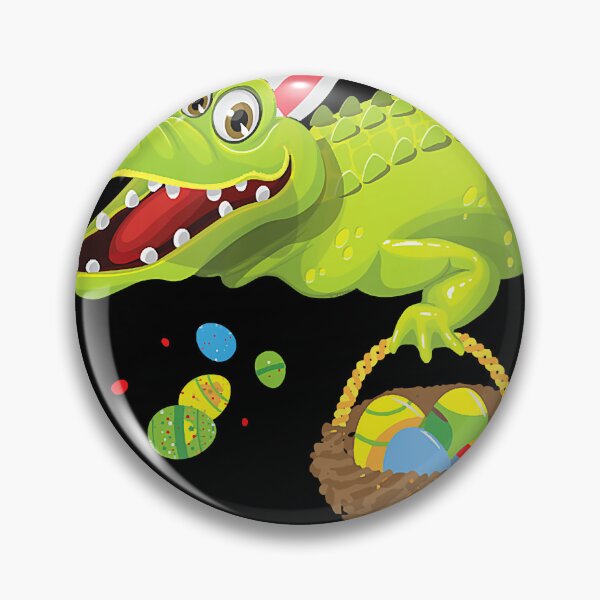 Item preview, Aligator with Bunny Ears & Easter Egg Basket designed and sold by AlexjShubert.