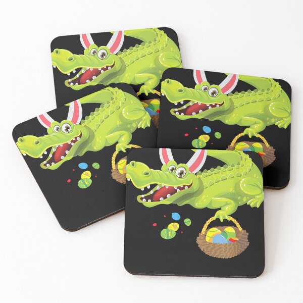 Item preview, Aligator with Bunny Ears & Easter Egg Basket designed and sold by AlexjShubert.