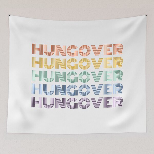 Item preview, Hungover. A Great Design for Those Who Overindulged And Had A Few Too Many. Funny Drinking Saying designed and sold by That Cheeky Tee.