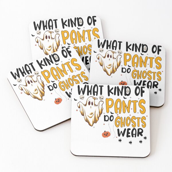 Item preview, what kind of pants do ghosts wear, so funny halloween ghost quote gift designed and sold by CHOOSEYOURS SHOP.