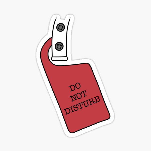 Item preview, Do Not Disturb Door Sign designed and sold by rocksandcolors.