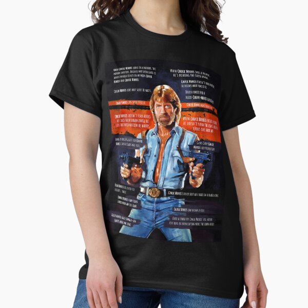 Vista previa del artículo con la obra «Chuck Norris - Meme», diseñado y vendido por Mashz.