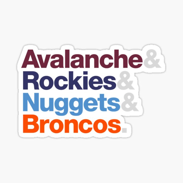 Denver Broncos Old School D Inside Horse Head, High Quality Vinyl Stickers