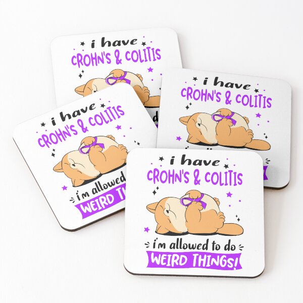 Item preview, Crohn's & Colitis Awareness Funny I have Crohn's & Colitis i'm allowed to do Weird Things! designed and sold by JanetShop809.