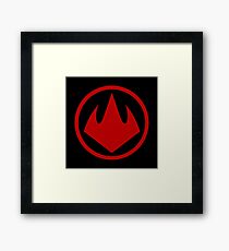 Logo Foot Tortues Ninja 2003 Framed Print