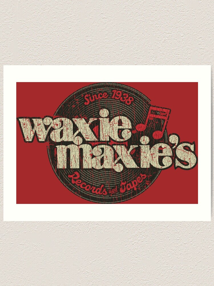 Waxie Maxie's Records & Tapes 1938 Art Print for Sale by AstroZombie6669