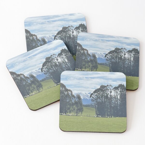 Item preview, snow covered mountain range Te Anau New Zealand  designed and sold by Beautyqueens Beautys.