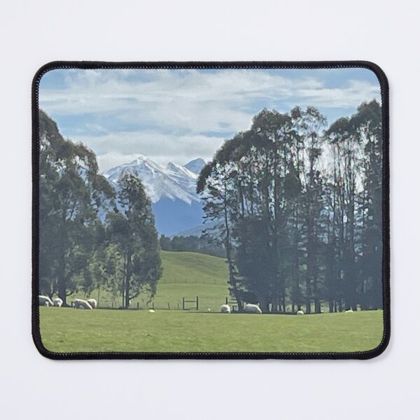 Item preview, snow covered mountain range Te Anau New Zealand  designed and sold by Beautyqueens Beautys.