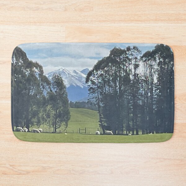Item preview, snow covered mountain range Te Anau New Zealand  designed and sold by Beautyqueens Beautys.