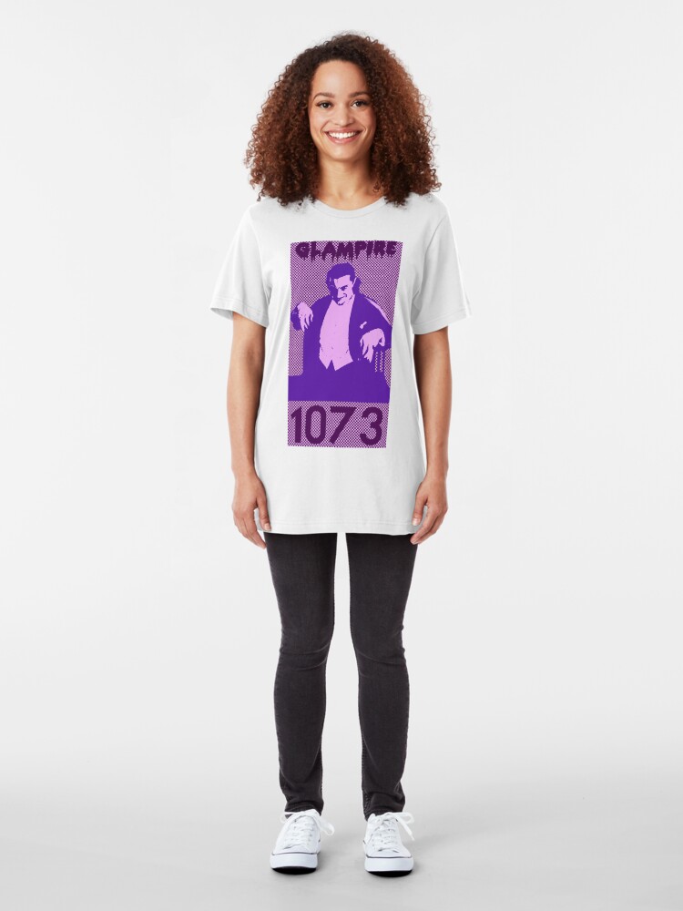 Alternate view of Horror Pop Art - Glampire Slim Fit T-Shirt