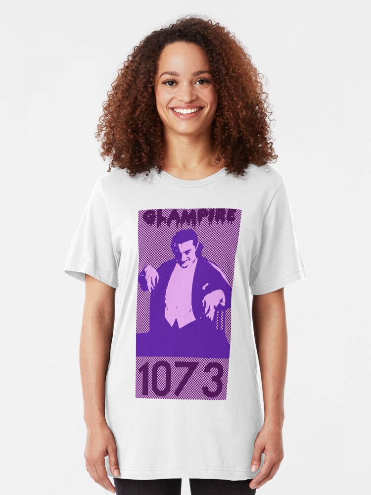 Alternate view of Horror Pop Art - Glampire Slim Fit T-Shirt