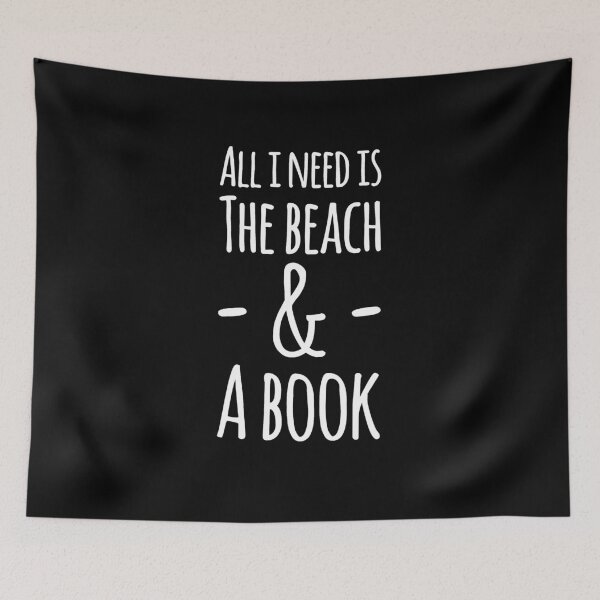Item preview, All I need is the beach and a book designed and sold by alexmichel91.