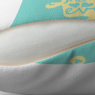 Alternate view of Pastel Best Friends Forever Connection Puzzle (right) Throw Pillow