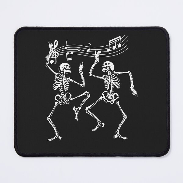 Aperçu de l'œuvre Squelette de danse musicale pour Halloween Vintage créée et vendue par KuylerKnight.
