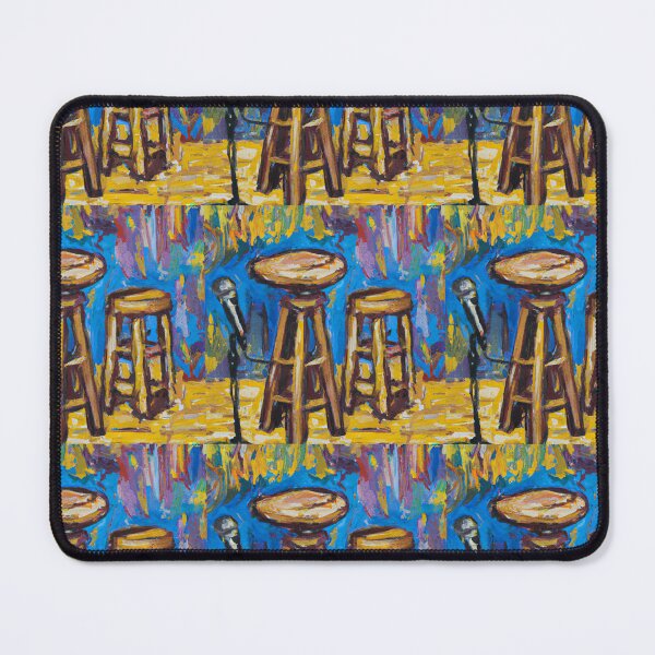 Item preview, Van Gogh Inspired Standup Comedy Mic and Stool Set Onstage 2 designed and sold by Art of Laughter.