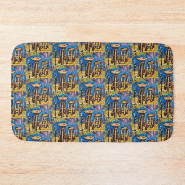 Item preview, Van Gogh Inspired Standup Comedy Mic and Stool Set Onstage 2 designed and sold by Art of Laughter.