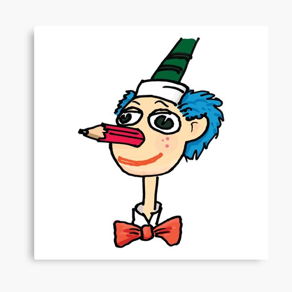 Mr Squiggle Tribute Canvas Print