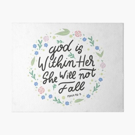 Christian Quote Art Board Print