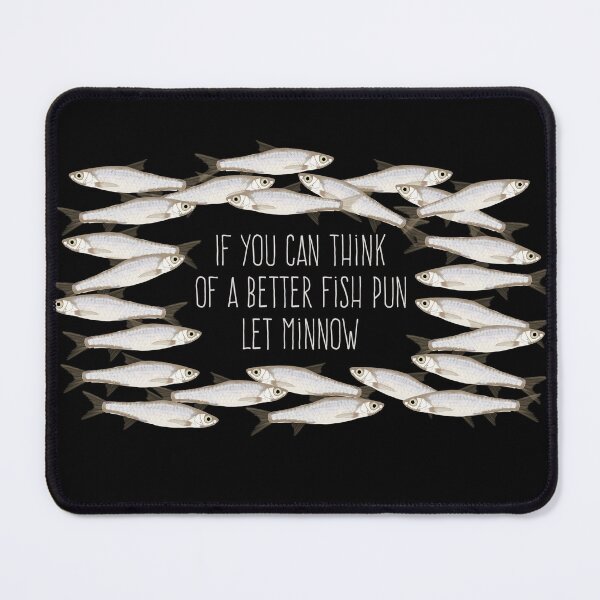 Item preview, Minnow Fish Pun designed and sold by Amy Hadden.