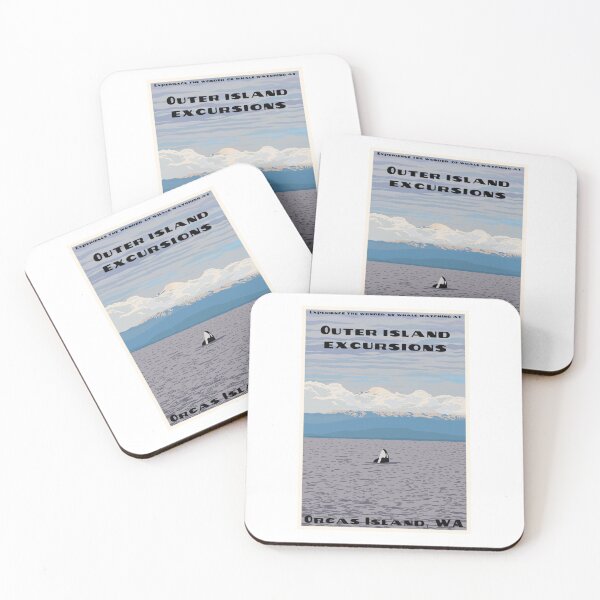 Item preview, Vintage Orcas Island WPA Postcard designed and sold by beckahbrooks.