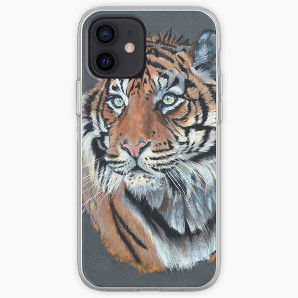 Tiger portrait iPhone Soft Case