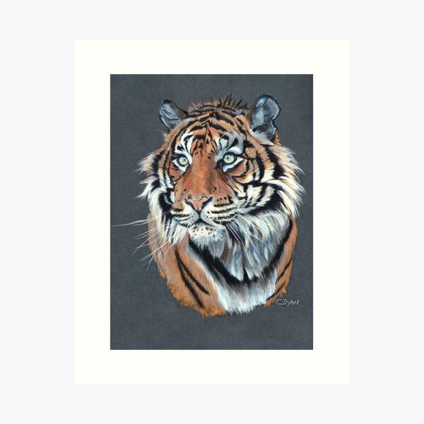 Portrait de tigre Impression artistique
