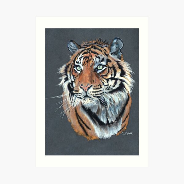 Portrait de tigre Impression artistique