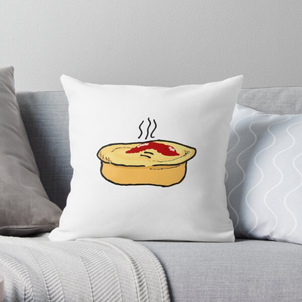 Meat Pie Throw Pillow