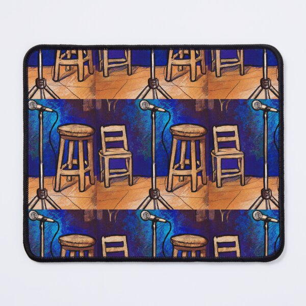 Item preview, Cézanne Inspired Standup Comedy Mic and Stool Set Onstage 3 designed and sold by Art of Laughter.