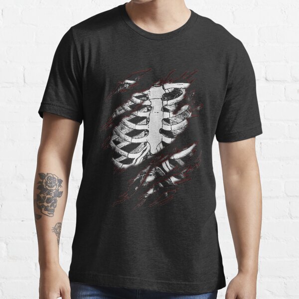 halloween ripped t shirt