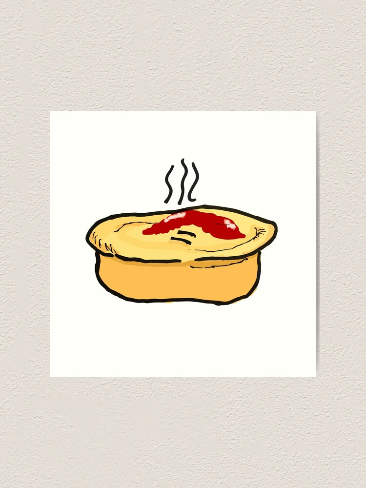 Alternate view of Meat Pie Art Print