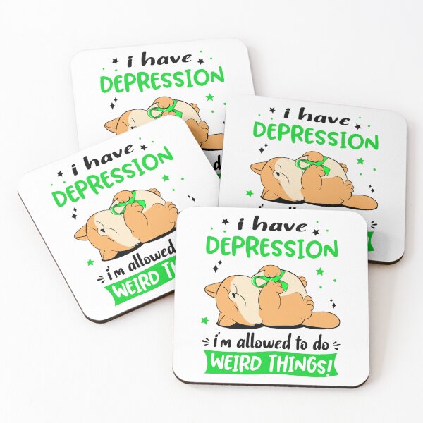 Item preview, Depression Awareness Funny I have Depression i'm allowed to do Weird Things! designed and sold by JanetShop809.