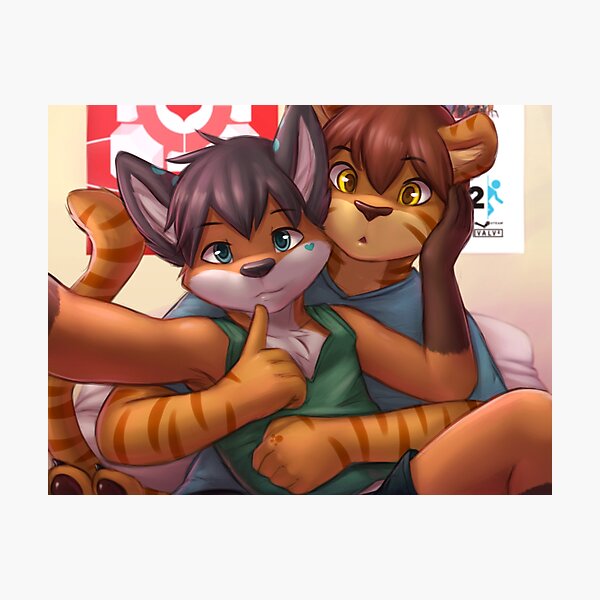 Cuddling Photographic Print