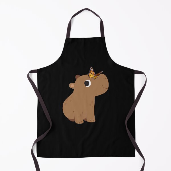 Item preview, Cute Capybara And Butterfly designed and sold by Tamas Das.