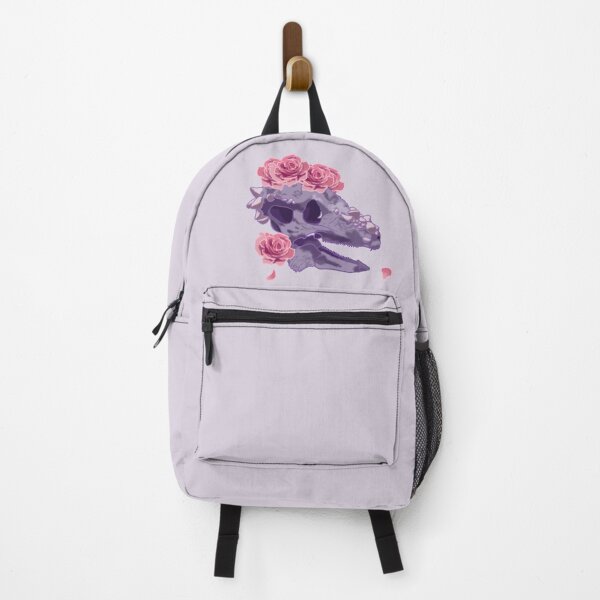 Item preview, Pachy Dinosaur Skull with Flowers designed and sold by chipbeing.