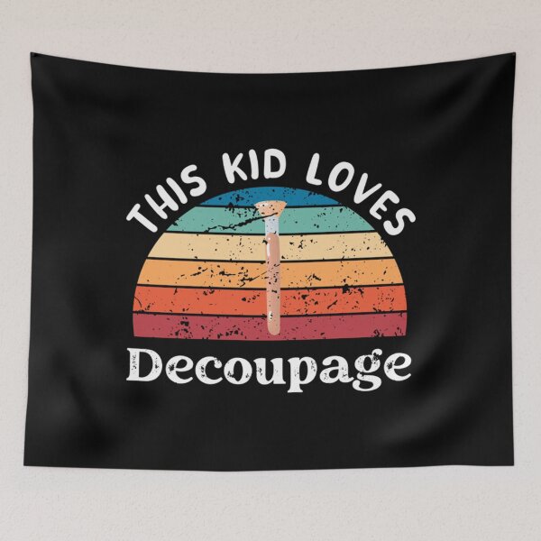 Item preview, Decoupage - This Kid loves Decoupage Boys Girls designed and sold by batcotcgm.