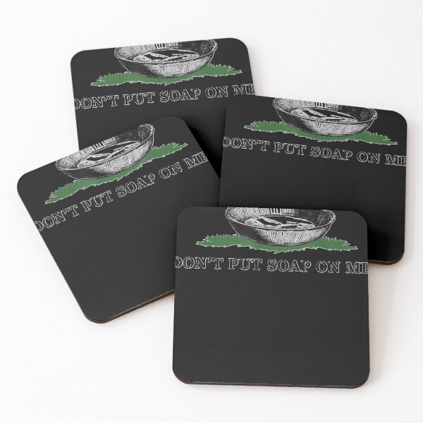 Item preview, Dont Put Soap On Me Cast Iron Skillet Soap Classic designed and sold by morrisbates.