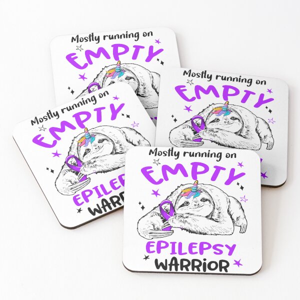 Item preview, Mostly running on Empty Epilepsy Warrior designed and sold by ElizabethS809.