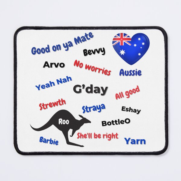 Item preview, Australian Aussie Words Expressions Slang Humor designed and sold by Down Downunder.