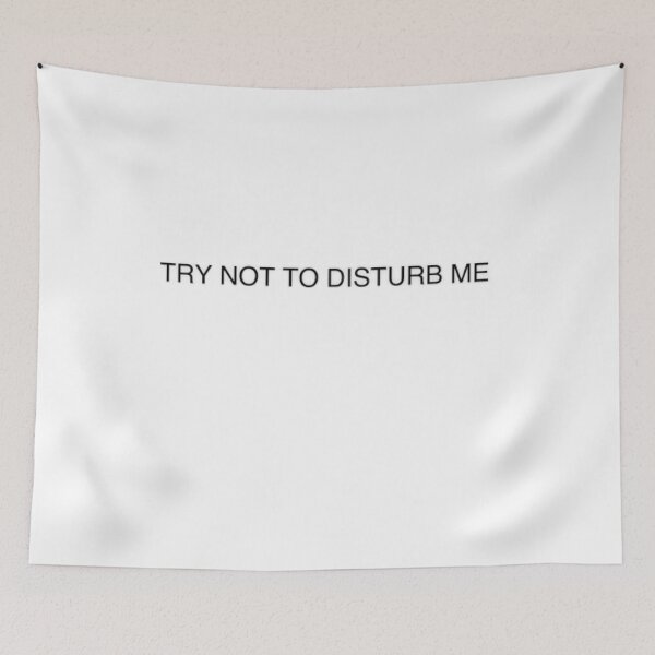 Item preview, TRY NOT TO DISTURB ME designed and sold by menna-designs.