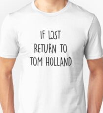 wenn sie verloren Rückkehr zu tom holland Slim Fit T-Shirt