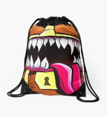 Mimic Chest - Dungeons & Dragons Monster Loot Drawstring Bag