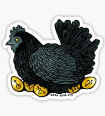 The Black Pullet Sticker